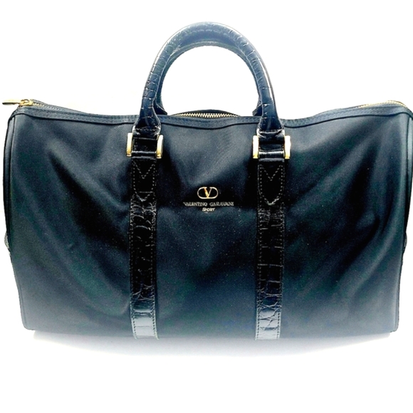 Valentino Garavani Leather Travel Bag PM - Picture 1 of 12